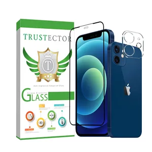 Trustector MFUL3DTR Screen Protector With Camera Lens Protector For Apple iPhone 12