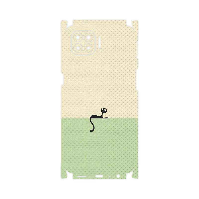 برچسب پوششی ماهوت مدل Minimal Internet Cat Icon-FullSkin مناسب برای گوشی موبایل اپو A93