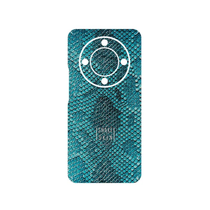 برچسب پوششی ماهوت مدل Blue Snake Skin مناسب برای گوشی موبایل آنر X9b