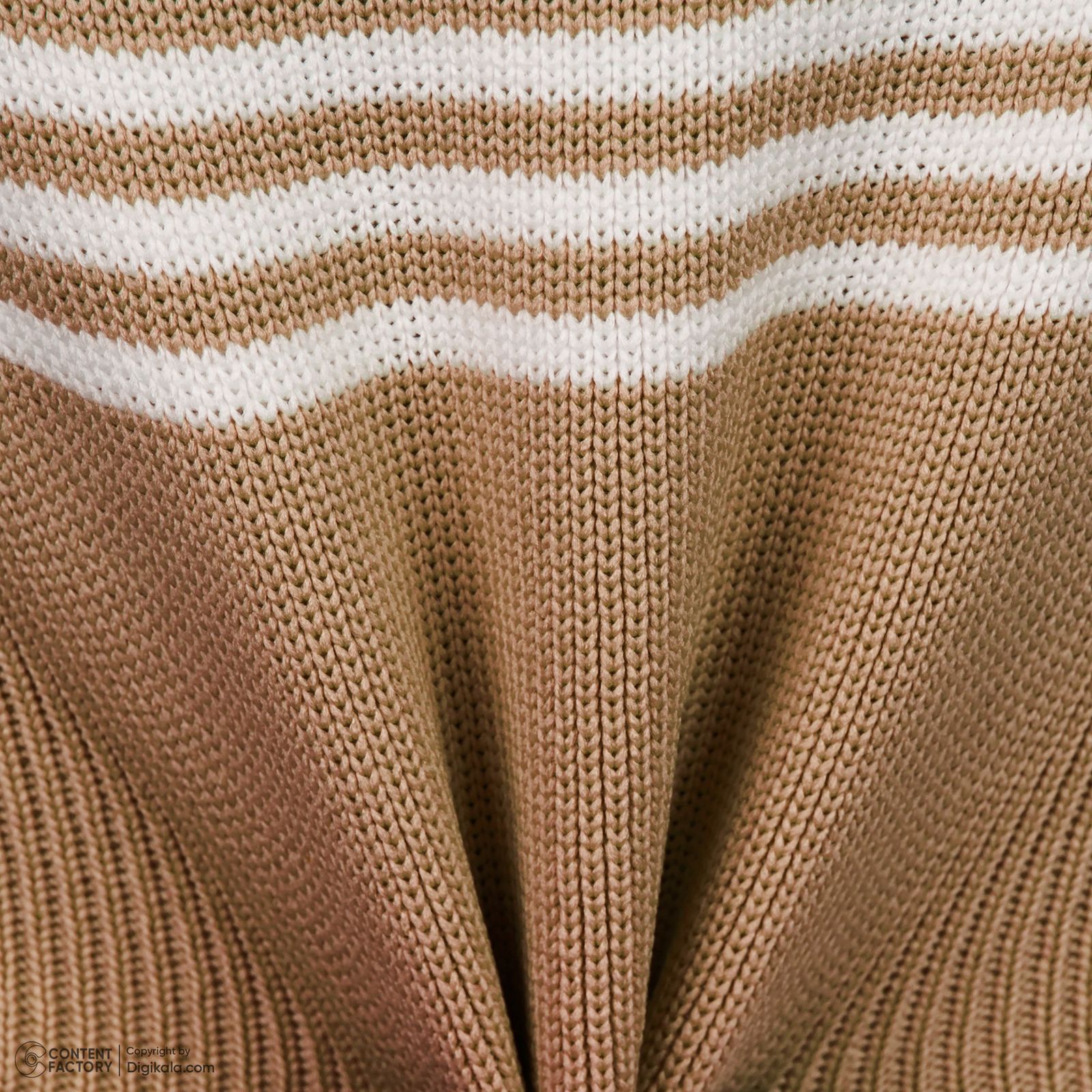 تاپ بافت زنانه نیزل مدل 208 رنگ کرم -  - 2