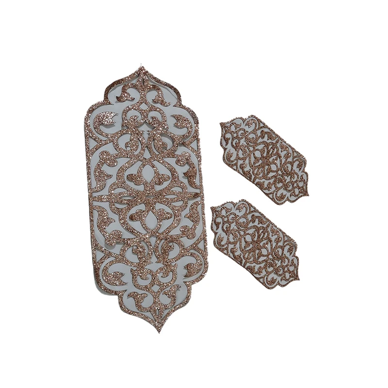 ست رومیزی سه تکه مدل ایندو کد 4
