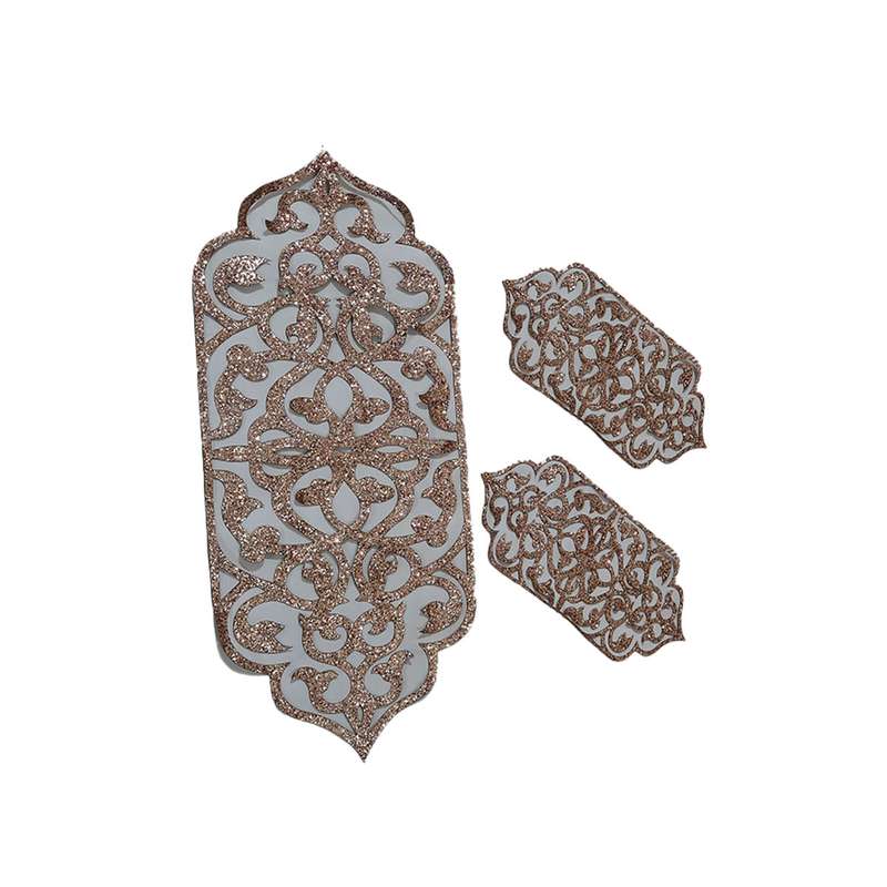 ست رومیزی سه تکه مدل ایندو کد 4