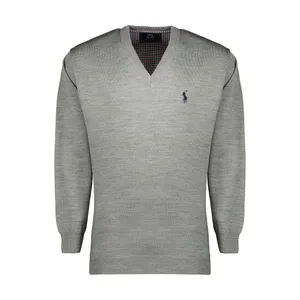 پلیور مردانه مدل D-STI 77 رنگ طوسی