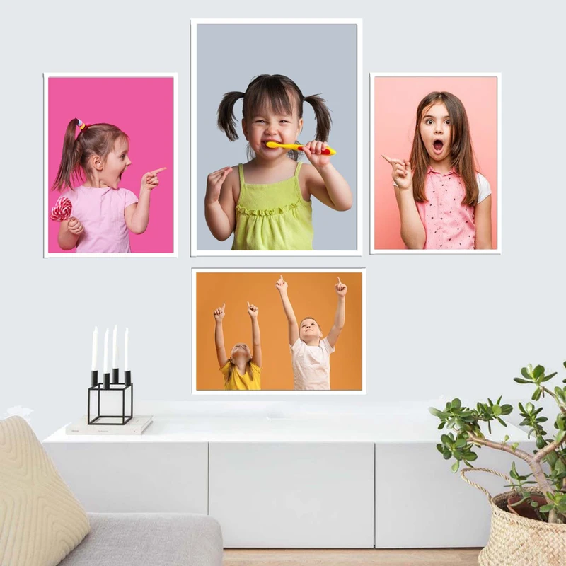 تابلو مدل دندانپزشکی طرح مسواک کد 77 مجموعه 4 عددی