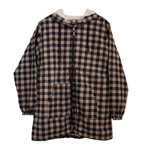 پالتو زنانه مدل نخی چهارخونه