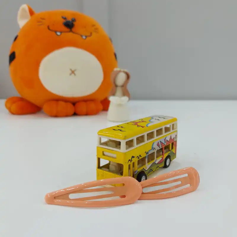 گیره مو زنانه مدل تق تقی پاستیلی بسته 2 عددی