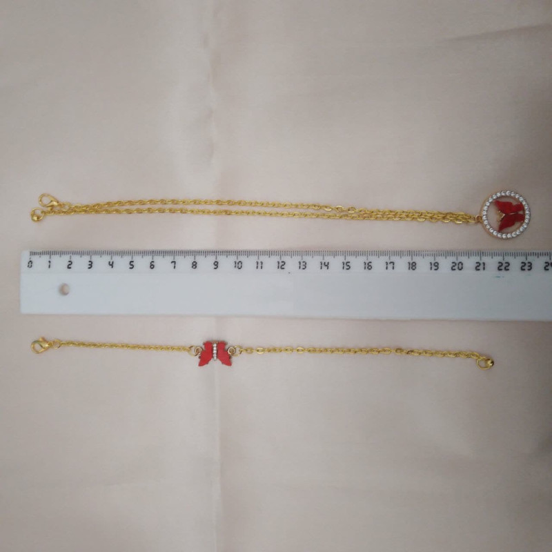 نیم ست دخترانه مدل پروانه