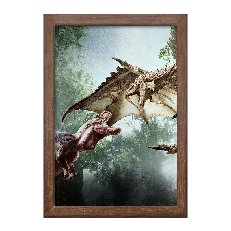 تابلو خندالو طرح بازی شکارچی هیولا (Monster Hunter) کد 33204