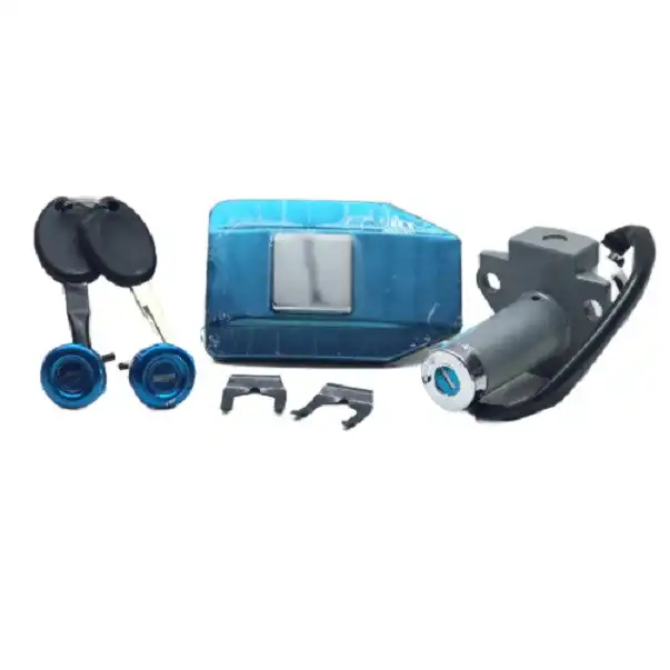 سوییچ و درب باک موتور سیکلت مدل LX WY-125 مناسب برای سی جی ال مجموعه 8 عددی