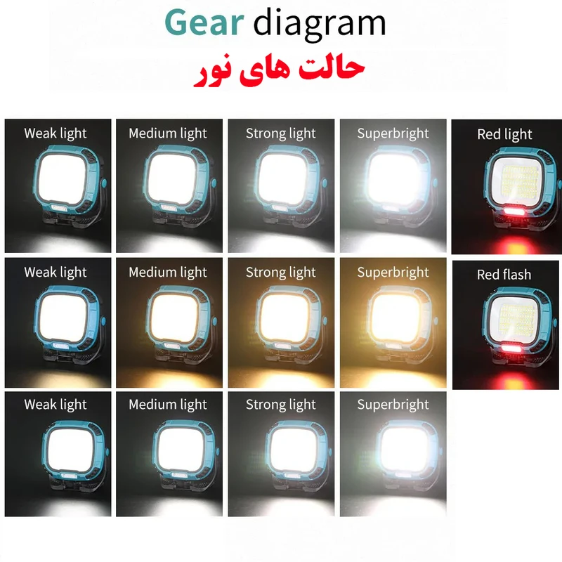 عکس شماره 8 : چراغ کمپینگ مدل 2-w891