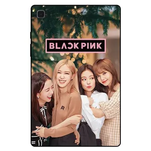 کاور مگافون طرح بلک پینک مدل 8253 مناسب برای تبلت سامسونگ Galaxy Tab S5E 10.5 2019 / T720 / T725 