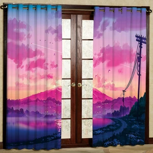 پرده مدل مخمل پانچی کد 2532T2 سایز 200x140 سانتی متر