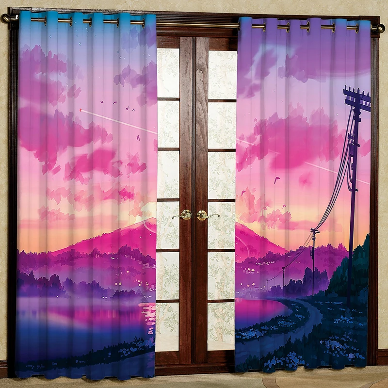 پرده مدل مخمل پانچی کد 2532T2 سایز 200x140 سانتی متر