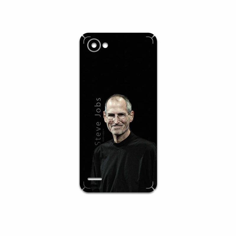 برچسب پوششی ماهوت مدل Steve Jobs مناسب برای گوشی موبایل ال جی Q6
