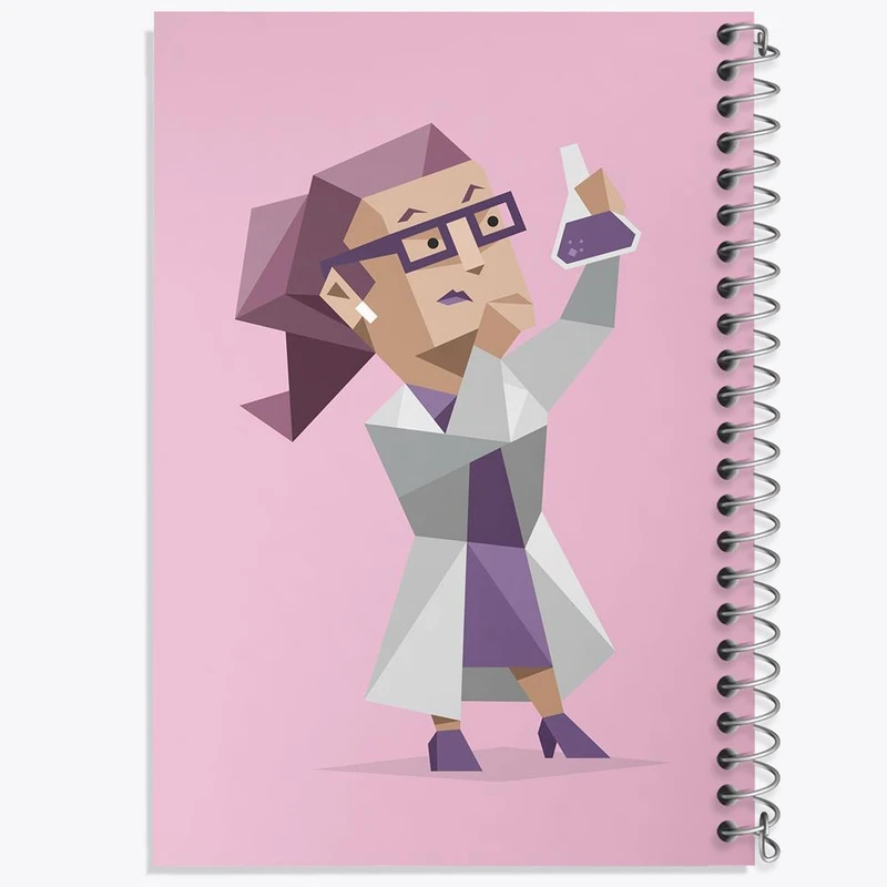 دفتر مشق 50 برگ خندالو مدل تایپ شخصیتی متفکر INTP کد 7712