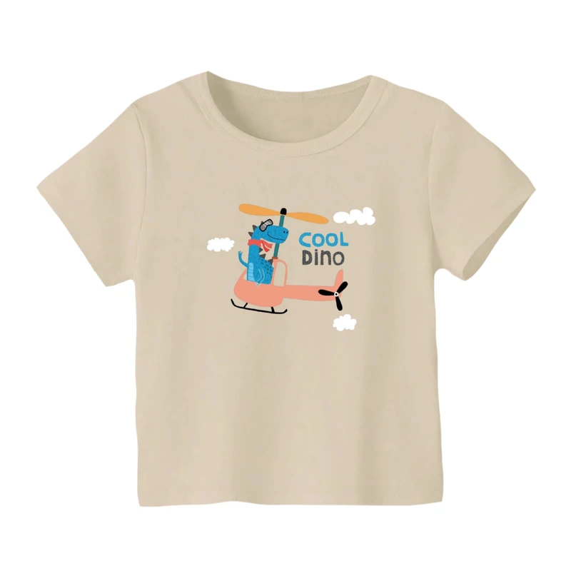 تی شرت آستین کوتاه بچگانه مدل دایناسور کد ۱۸