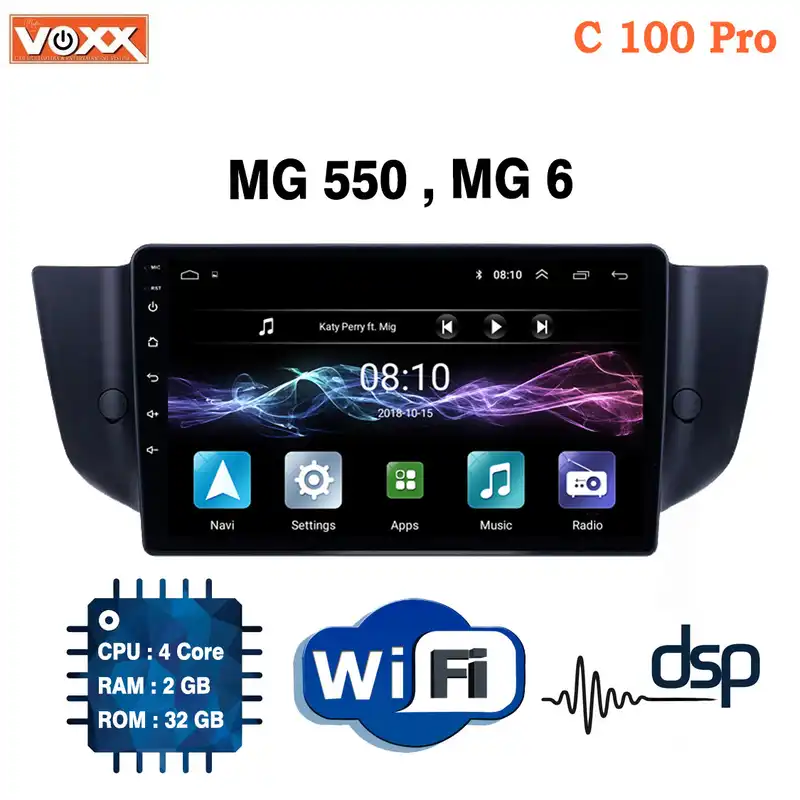 پخش کننده خودرو ووکس مدل MG6C100Pro