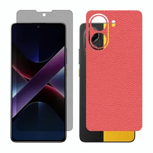 Glass Together model privacy screen protector suitable for Xiaomi Poco X7 Pro mobile phone with back cover sticker