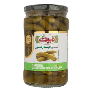 خیارشور سرکه‌ای، نمکی ممتاز طبیعت - 660 گرم 
