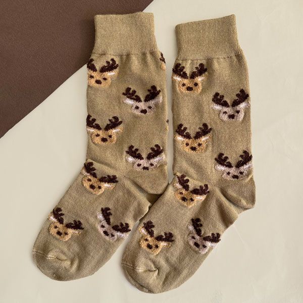 جوراب زنانه ال سون مدل بچه گوزن کد PH938 -  - 3