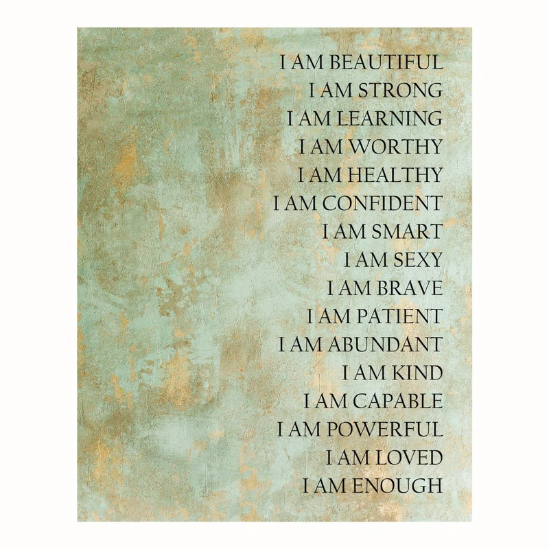 پوستر مدل من زیبا هستم - تائیدیه‌های مثبت 