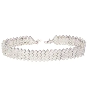 دستبند نقره زنانه مدل ۰۰۱