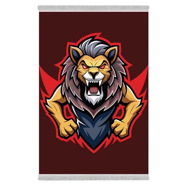 فرش پارچه‌ای دفه مدل فرشینه طرح فانتزی کد 8251