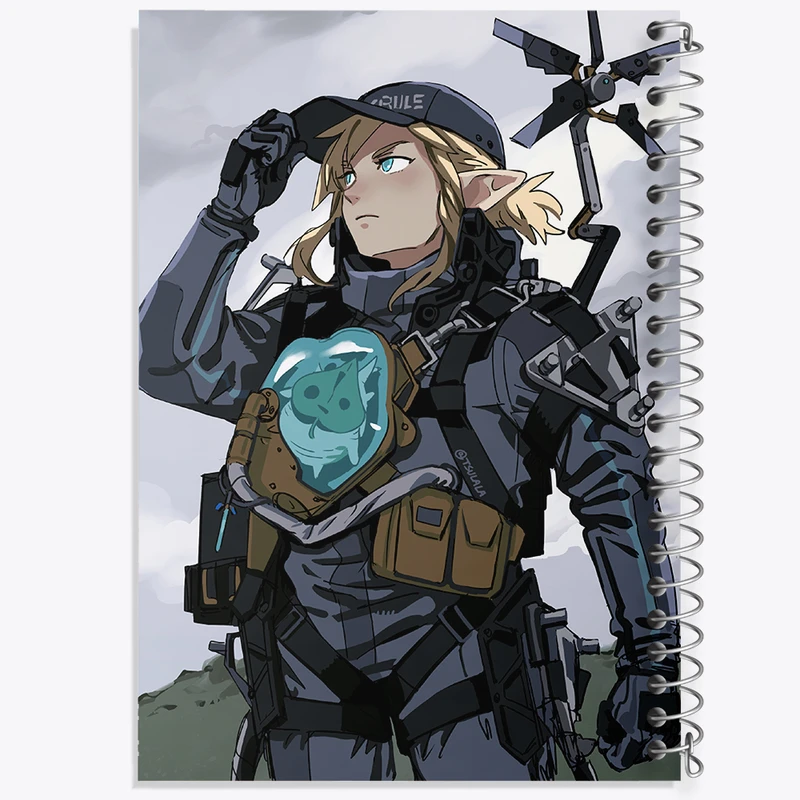دفتر نقاشی 50 برگ خندالو طرح بازی دث استرندینگ (Death Stranding) کد 35154