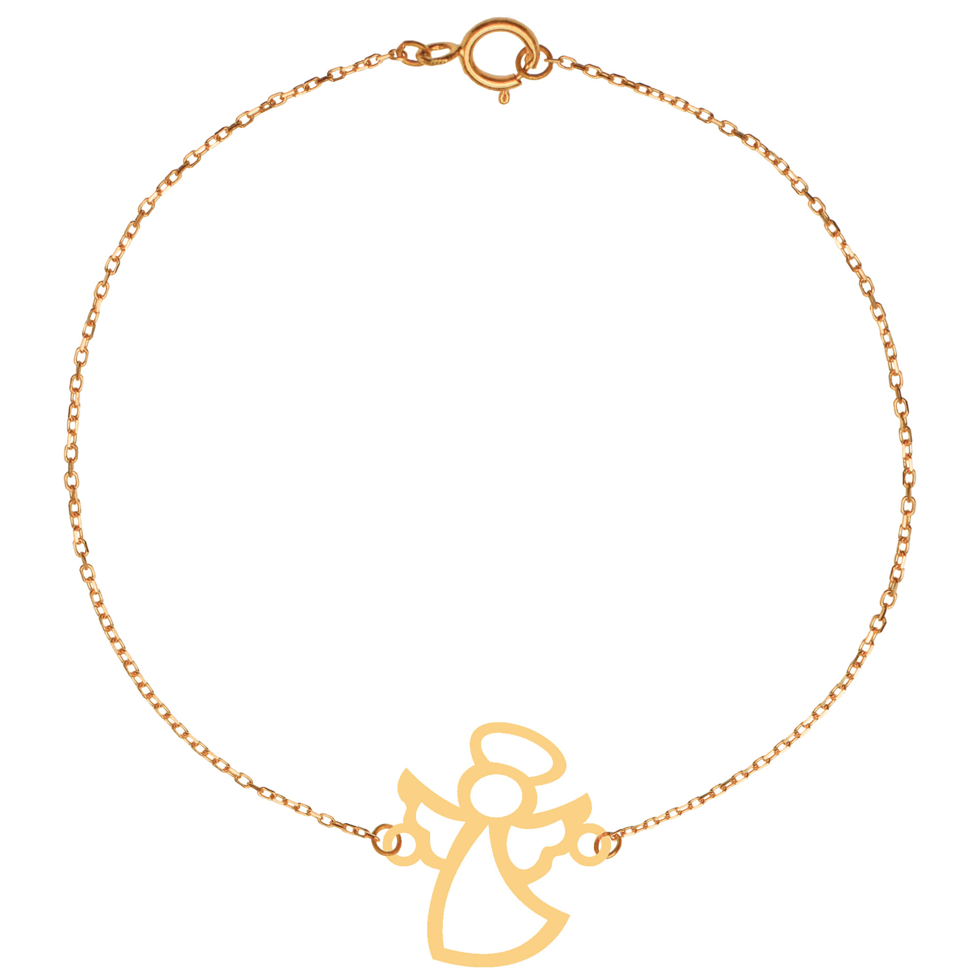 پابند طلا 18 عیار زنانه کرابو طرح فرشته مدل Kr2047 پابند طلا 18 عیار زنانه کرابو طرح فرشته مدل Kr2047