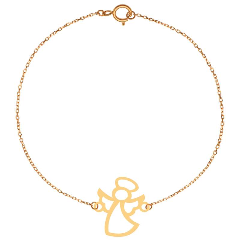 پابند طلا 18 عیار زنانه کرابو طرح فرشته مدل Kr2047 پابند طلا 18 عیار زنانه کرابو طرح فرشته مدل Kr2047