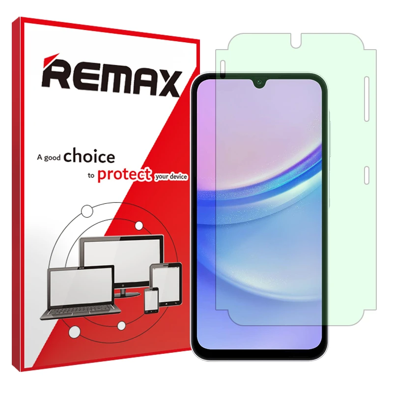 محافظ صفحه نمایش ریمکس مدل آنتی گرین مناسب برای گوشی موبایل سامسونگ Galaxy A15