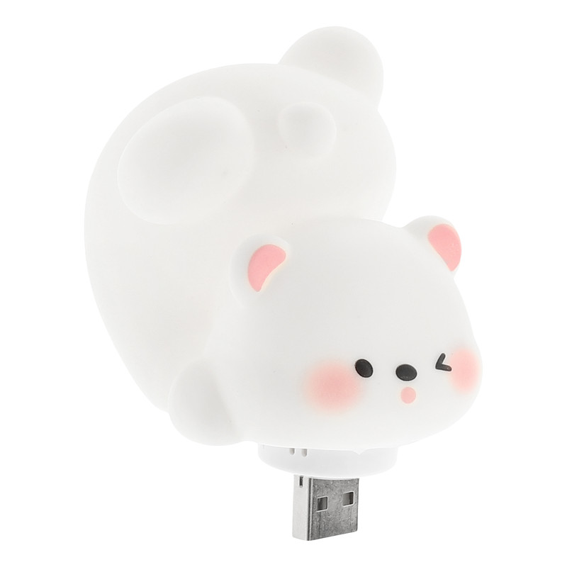 چراغ خواب USB مدل USB Voice light طرح خرس قطبی