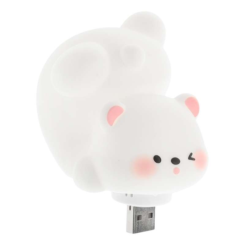 چراغ خواب USB مدل USB Voice light طرح خرس قطبی چراغ خواب USB مدل USB Voice light طرح خرس قطبی