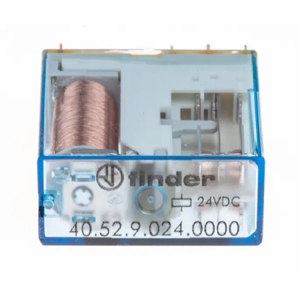 رله 8 آمپر 24 ولت DC فايندر مدل 40.52.9.024