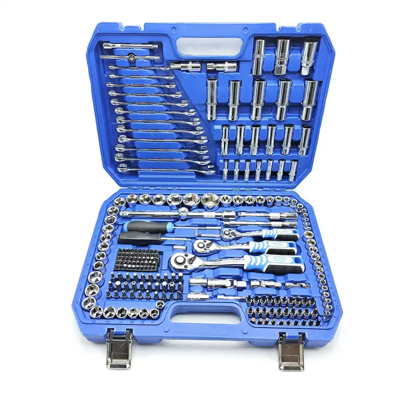 مجموعه 218 عددی آچار یکسر تخت و یکسر رینگی باس کد 123STJ_218_PCS