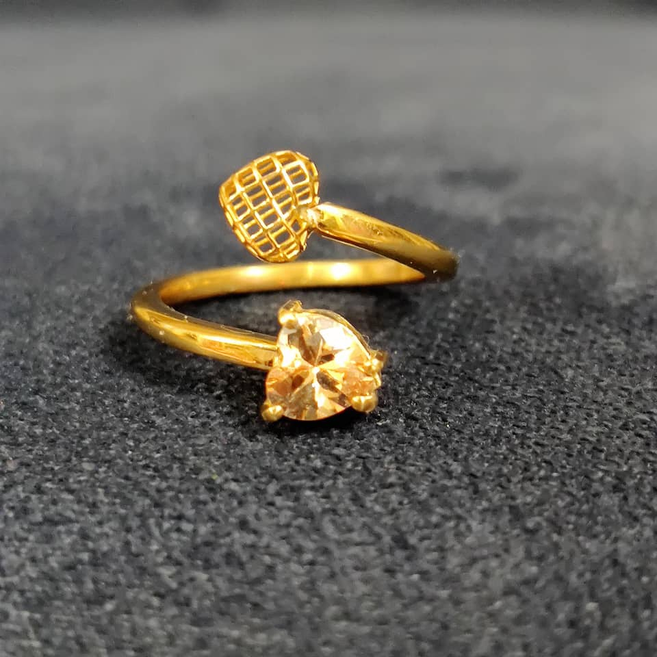  انگشتر طلا 18 عیار زنانه قیراط مدل GH186