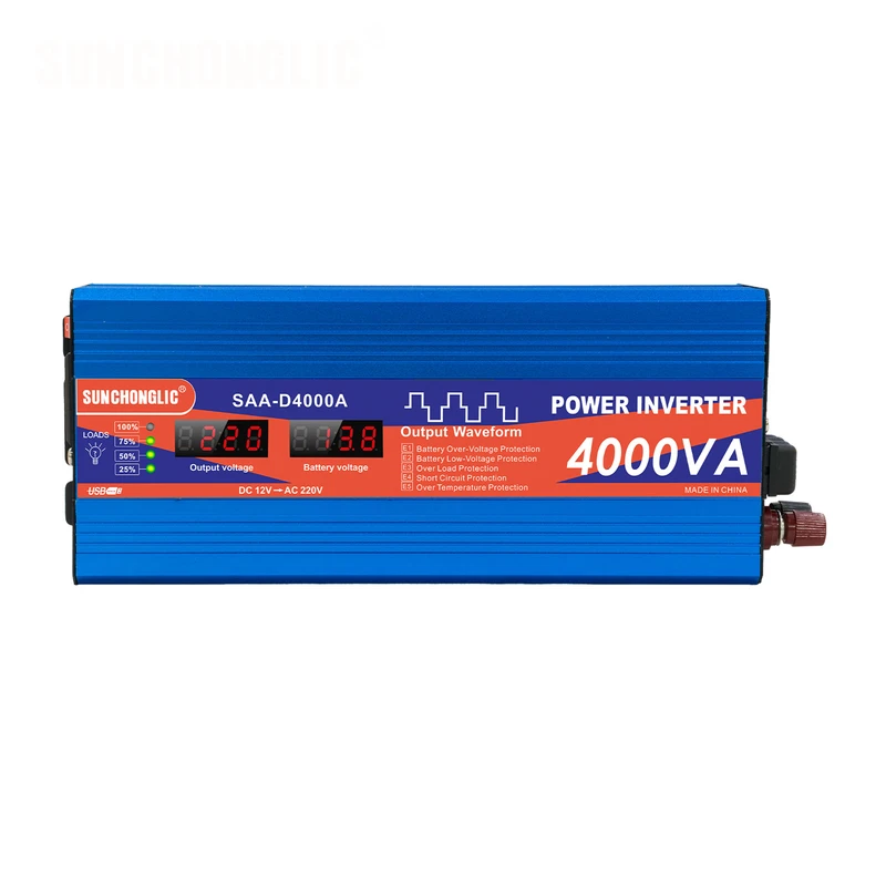 اینورتر شبه سینوسی 12ولت به 220 ولت سانچونگلیک مدل SAA-D4000AL توان 4000 وات