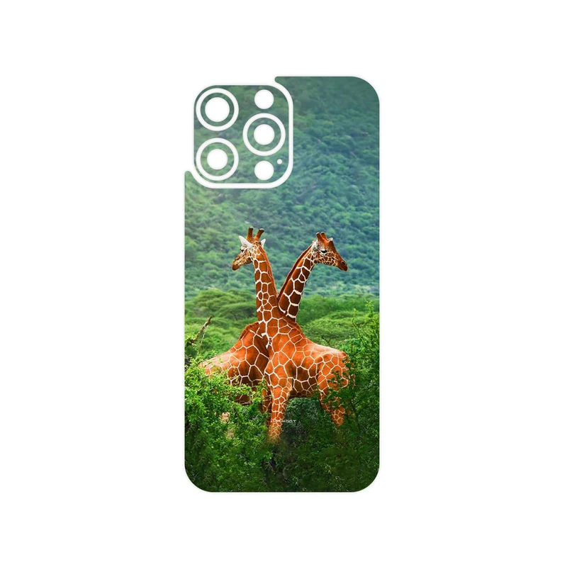 برچسب پوششی ماهوت مدل Giraffe مناسب برای گوشی موبایل اپل iPhone 16 Pro Max