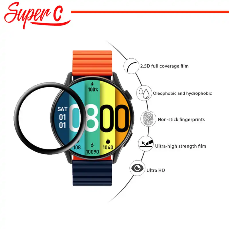 محافظ صفحه نمایش نانو سوپرسی مدل SRC مناسب برای ساعت هوشمند شیائومی GTR 2e بسته دو عددی