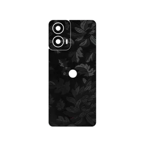 MAHOOT Black-Wildflower Cover Sticker for Motorola Moto G24