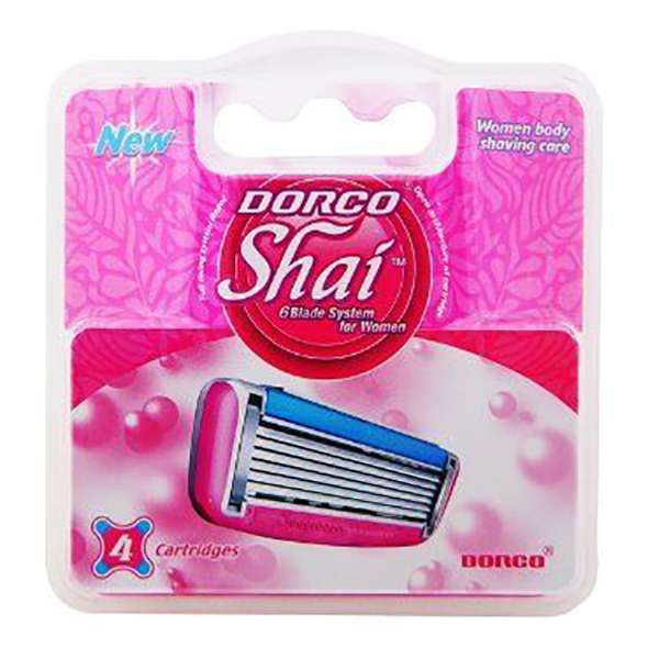 تیغ یدک دورکو مدل shaving care shai بسته 4 عددی