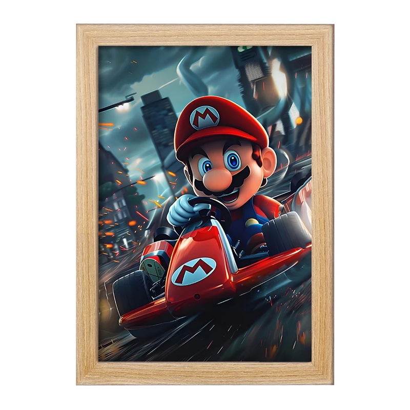 تابلو خندالو مدل سوپر ماریو (Super Mario) کد F7182