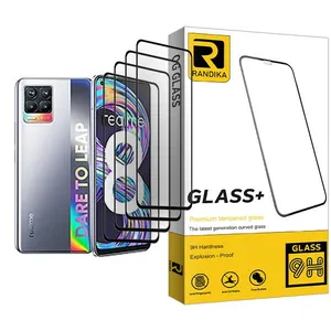 Randika Glass MIX004 Screen Protector For Realme 8 Pack Of 4