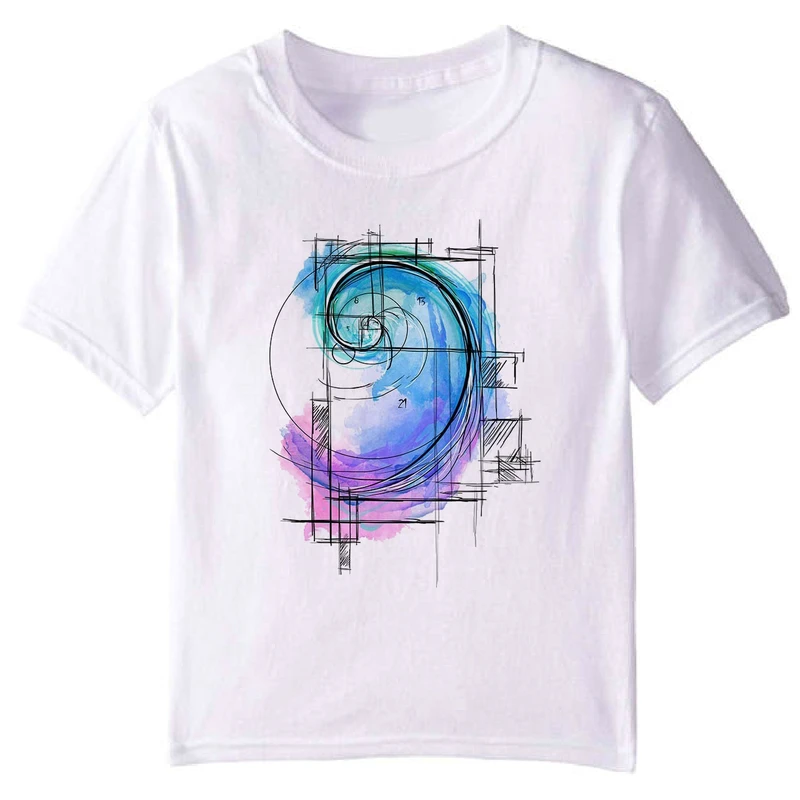 تی شرت بچگانه مدل انتزاعی W9