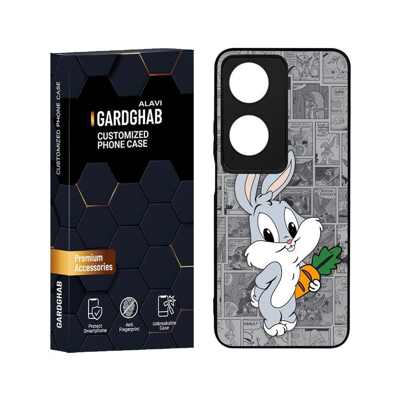 کاور گارد قاب علوی مدل دور ژله ای کارتونی و انیمه مناسب برای گوشی موبایل آنر X7B 4G