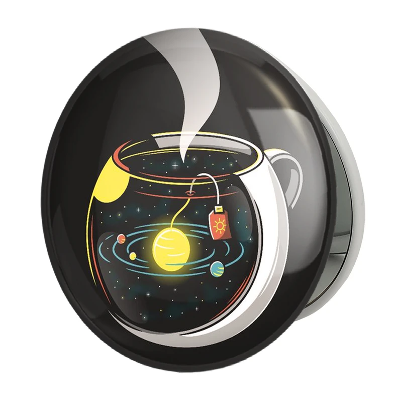 آینه جیبی خندالو طرح فضایی مدل تاشو کد 1946 