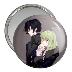 آینه جیبی خندالو مدل لولوش و سی سی انیمه کد گیاس Code Geass  کد 13058