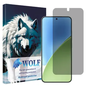 Wolf Tough model privacy screen protector suitable for Xiaomi 15 mobile phone
