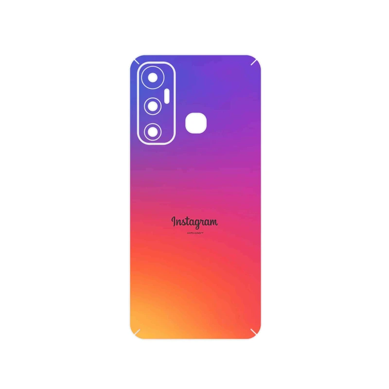 برچسب پوششی ماهوت مدل Instagram مناسب برای گوشی موبایل اینفینیکس Hot 11