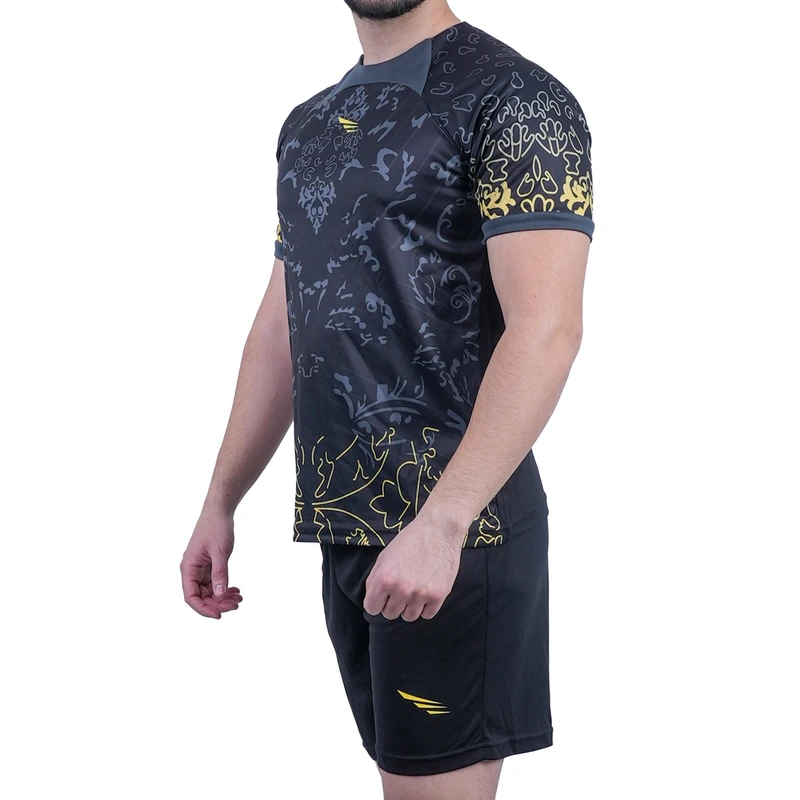 عکس شماره 5 : ست تی-شرت و شلوارک ورزشی مردانه تن زیب مدل 1111